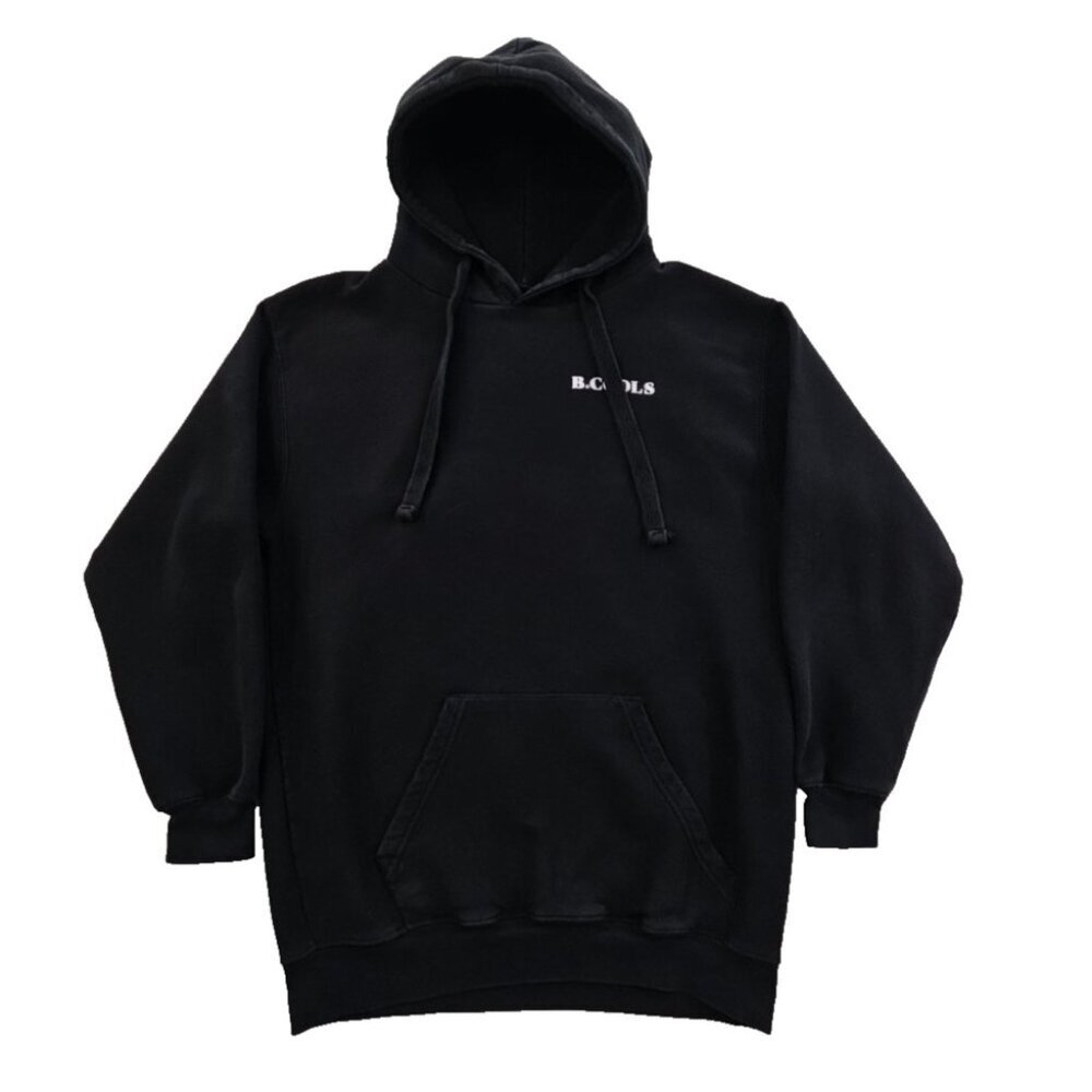 Barney Cools Fleece Hoodie Men's Medium Black‎ Long Sleeve Drawstring Classic